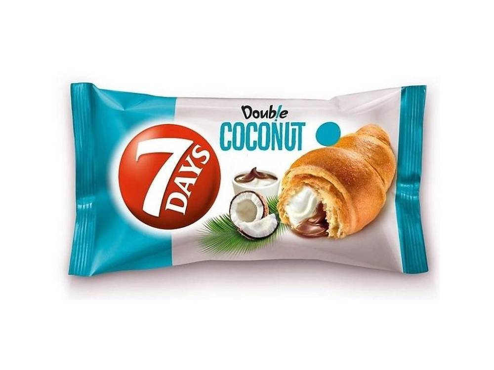 7 Days Croisant Double Kakao Kokos 60g