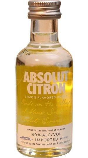 Absolut Vodka Mini Citron 40% 0,05l