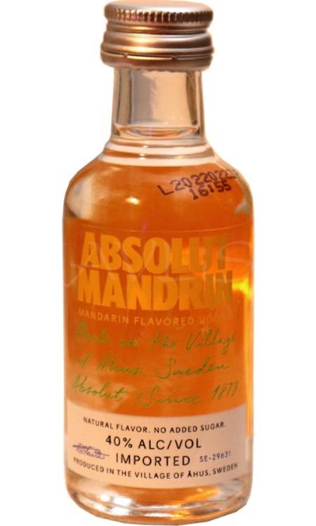 Absolut Vodka Mini Mandrin 40% 0,05l