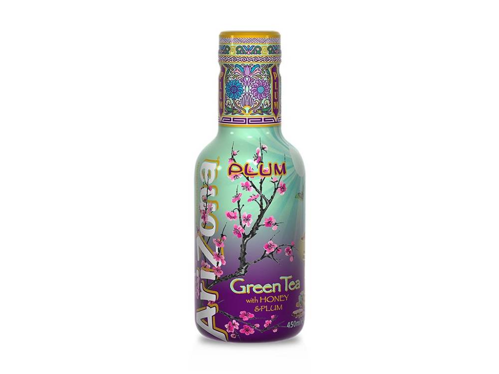 Arizona Green Tea Plum PET 0,45l