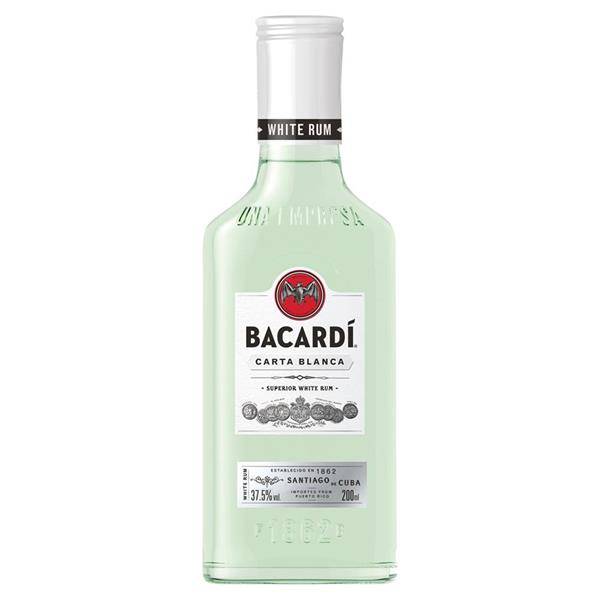 Bacardi Carta Blanca 37,5% 0,2l