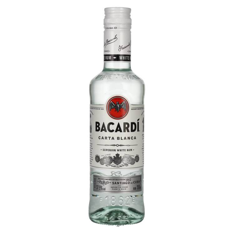 Bacardi Carta Blanca 37,5% 0,35l