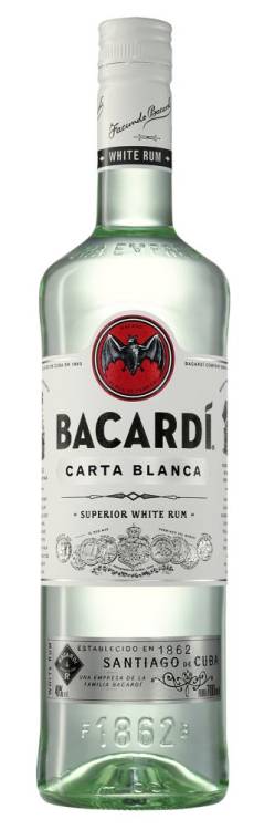 Bacardi Carta Blanca 37,5% 0,7l