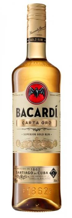 Bacardi Carta Oro 37,5% 0,7l
