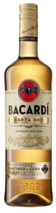 Bacardi Carta Oro 37,5% 1l