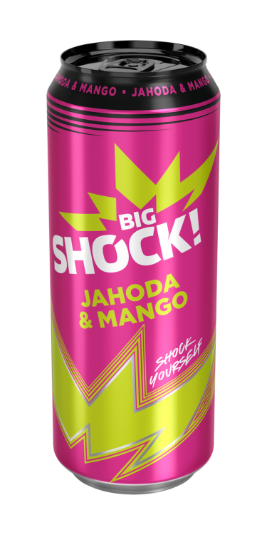 Big Shock Jahoda Mango 0,5l