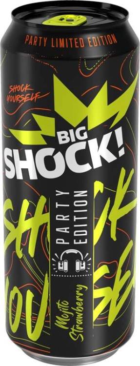 Big Shock Mojito Strawberry 0,5l