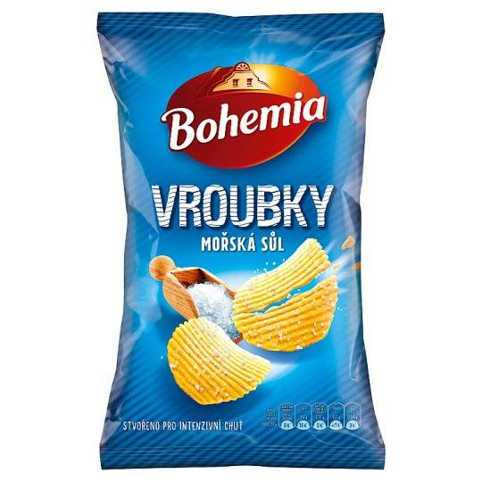 Bohemia Chips Vroubky Sůl 130g