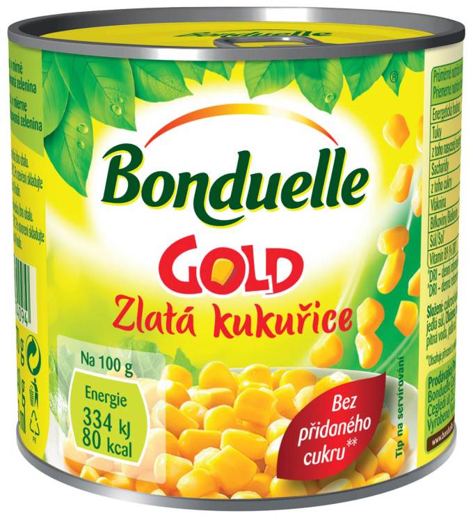 Bonduelle Gold Zlatá Kukuřice 212ml