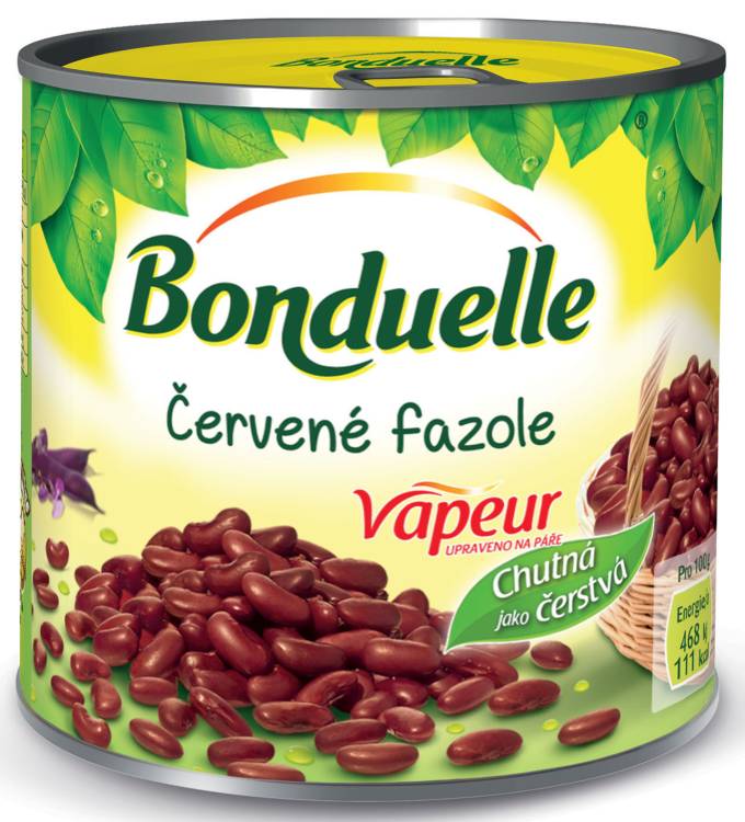 Bonduelle Vapeur Červené Fazole 425ml