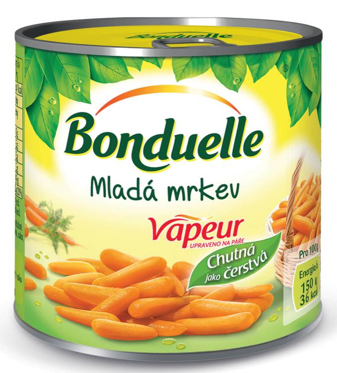 Bonduelle Vapeur Mladá Mrkev 212ml