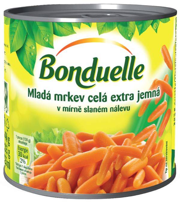 Bonduelle Vapeur Mladá Mrkev 425ml