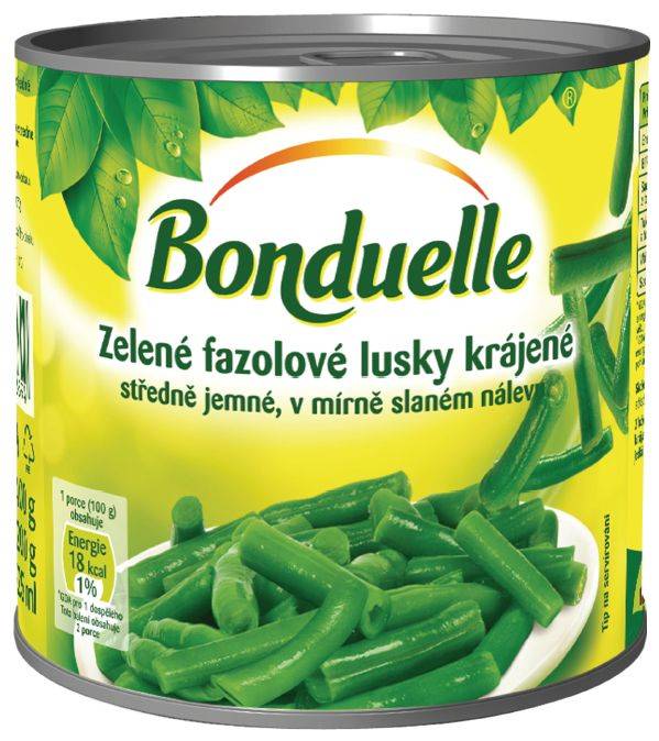 Bonduelle Zelené Fazolové Lusky 425ml