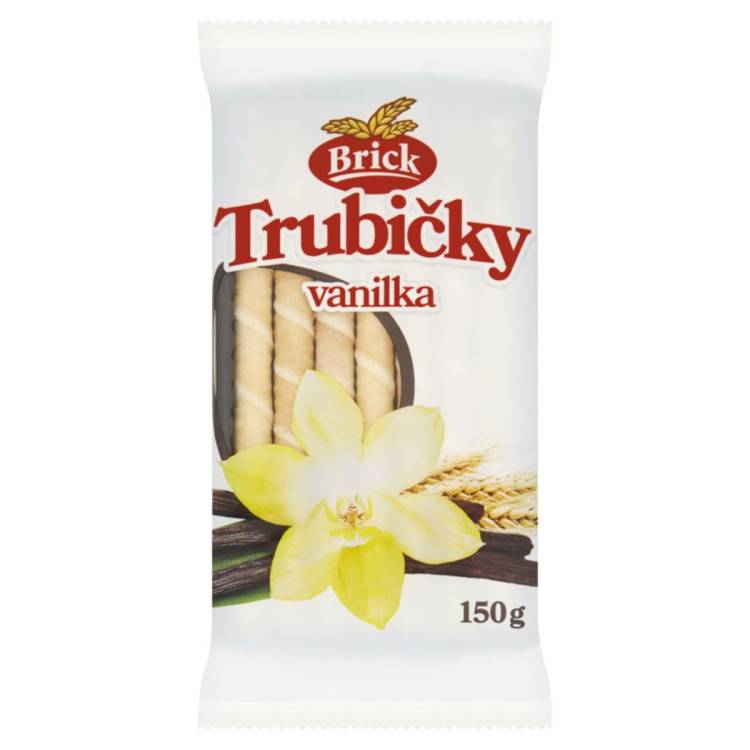 Brick Trubičky Vanilka 150g