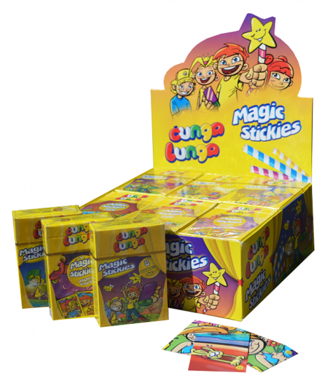 Bubble Gum Magic Stickies 18x28g