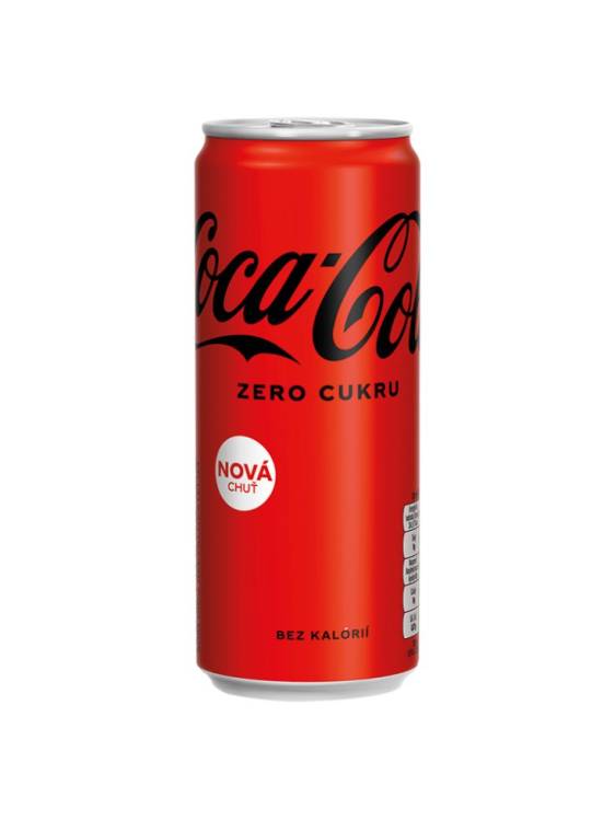 CC Coca Cola Zero PLECH 0,33l