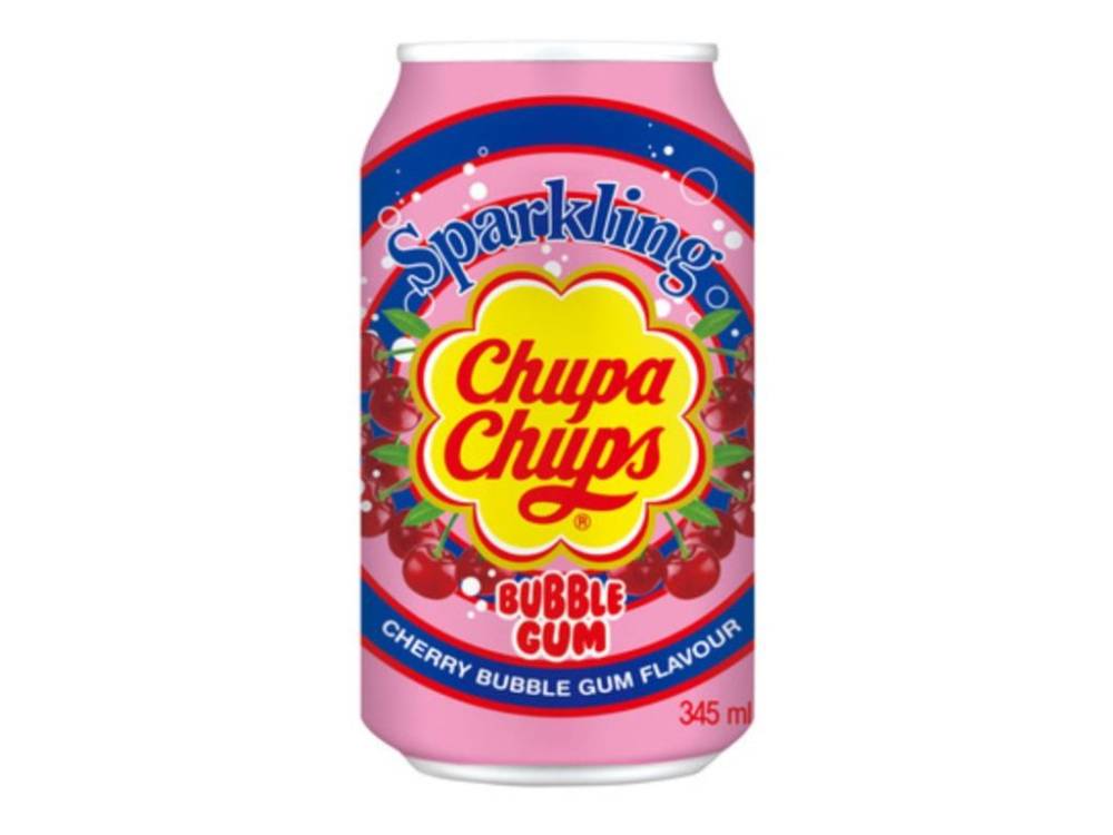 Chupa Chups Drink Cherry Bubble Gum 0,345l