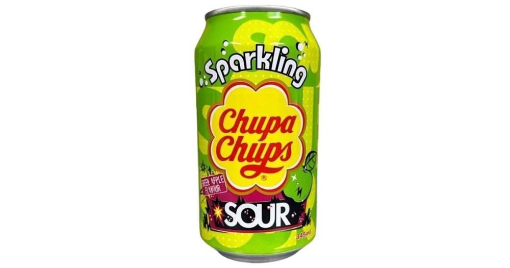 Chupa Chups Drink Sour Green Apple 0,345l