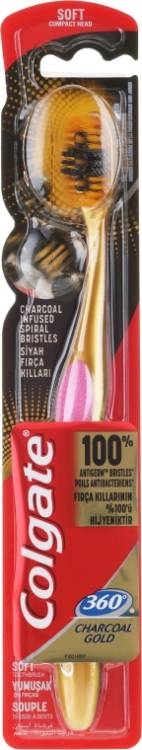 Colgate ZK 360 Charcoal Gold Soft