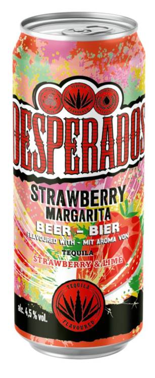 Desperados Strawberry Margarita PLECH 0,5l