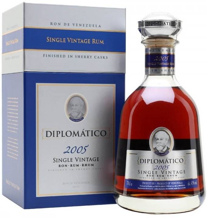 Diplomatico Single Vintage 2005 43% 0,7l