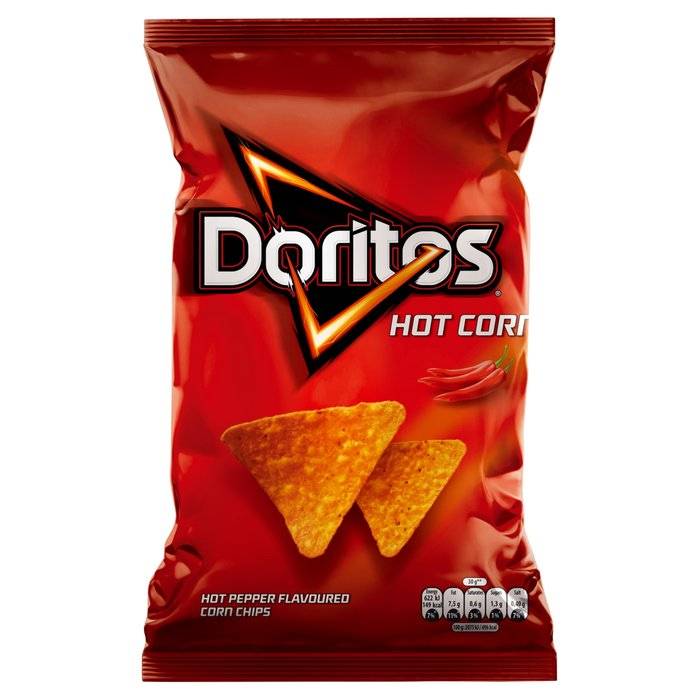 Doritos Tortillas Hot Corn Chilli 100g