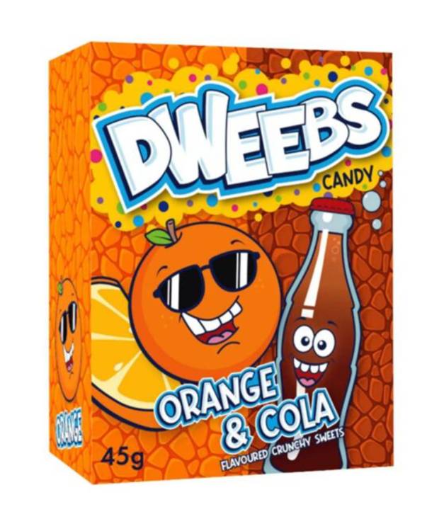 DWEEBS Candy Orange & Cola 45g