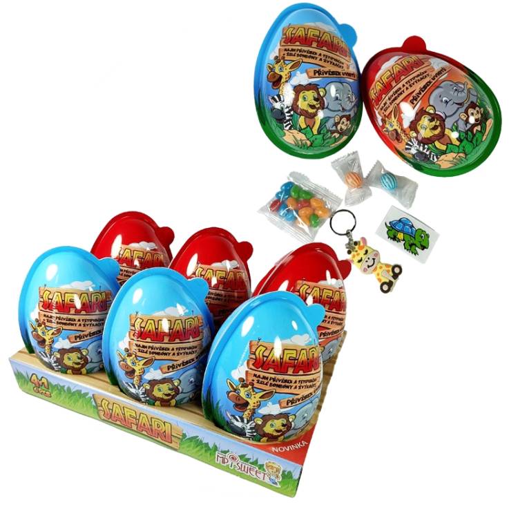 Egg Toy XXL Safari 6x20g