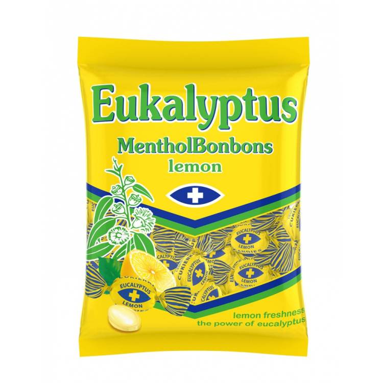 Eukalyptus Bonbons Lemon 150g