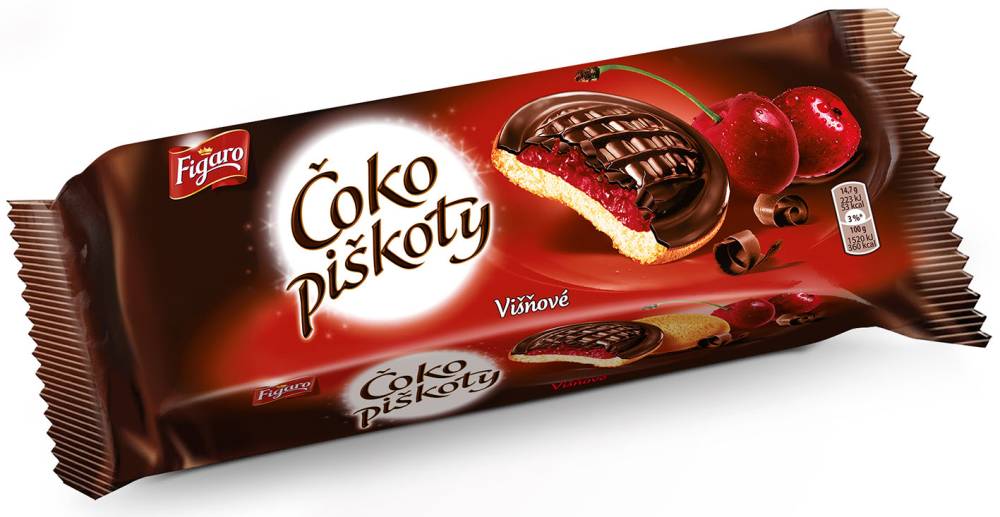 Figaro Čoko Piškoty Višeň 147g