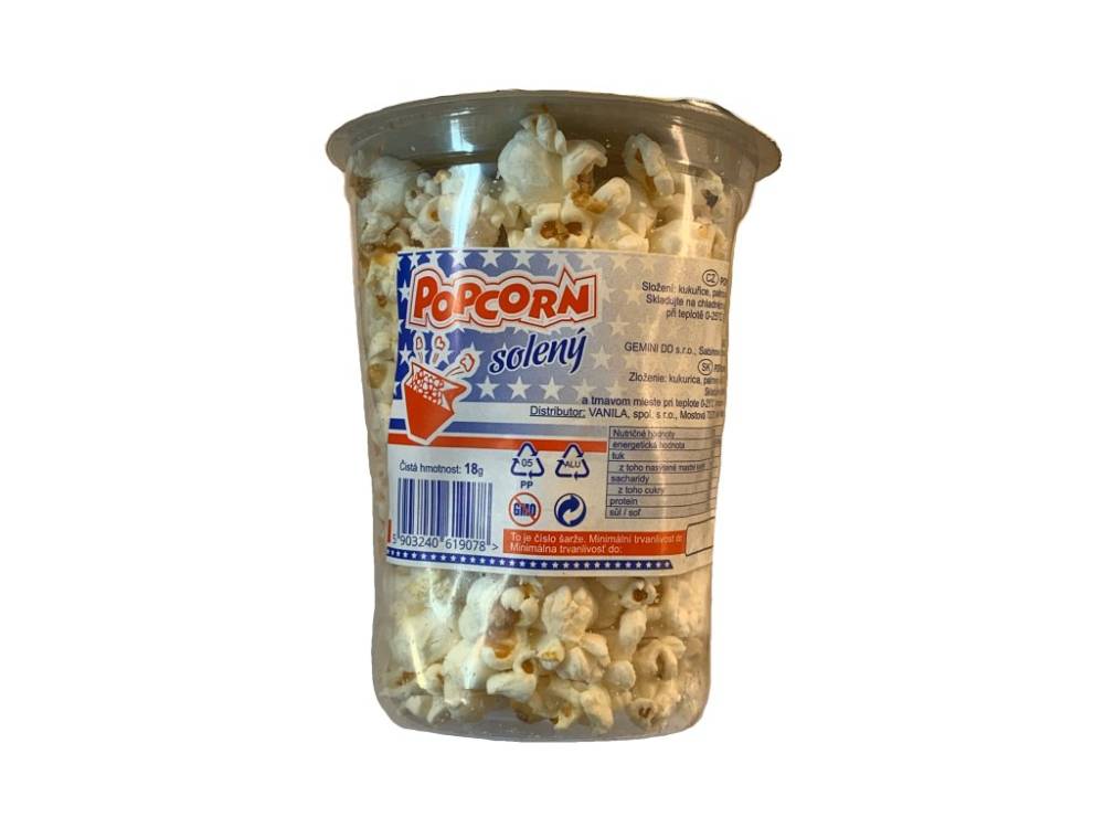 Gemini Popcorn Solený 500ml