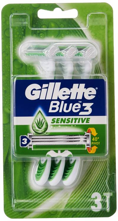 Gillette Blue 3 Sensitive Holítka 3ks