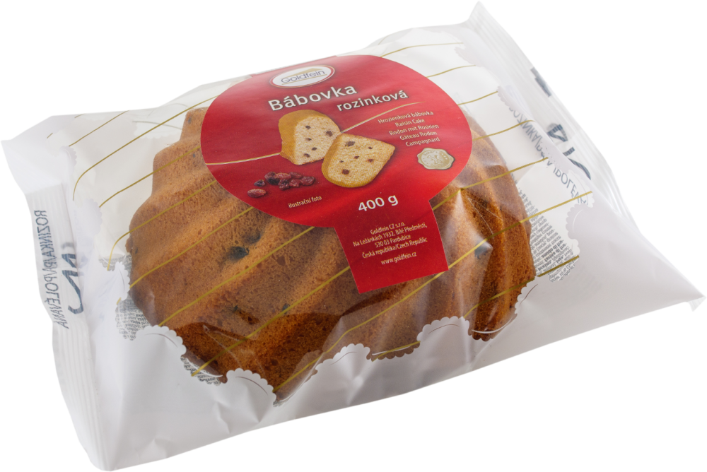 Goldfein Bábovka Rozinková 400g