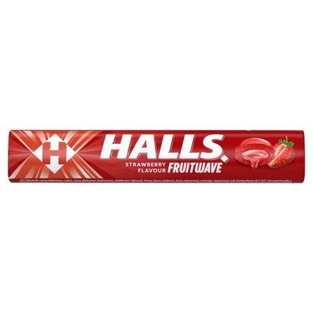 Halls Fruitwave Strawberry 45g