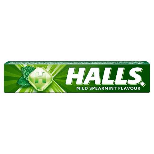 Halls Mild Spearmint Flavour 33,5g