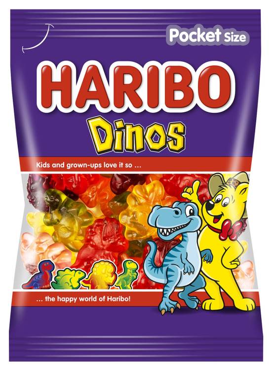 Haribo 100g Dinosaurier