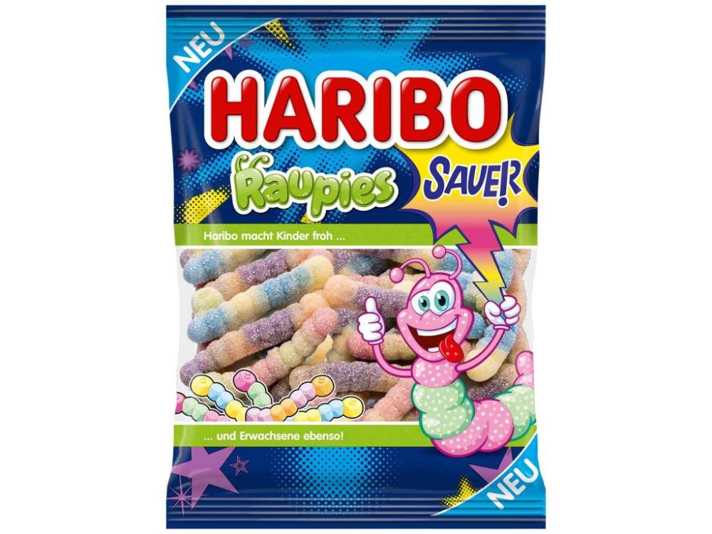 Haribo 160g Raupies DE