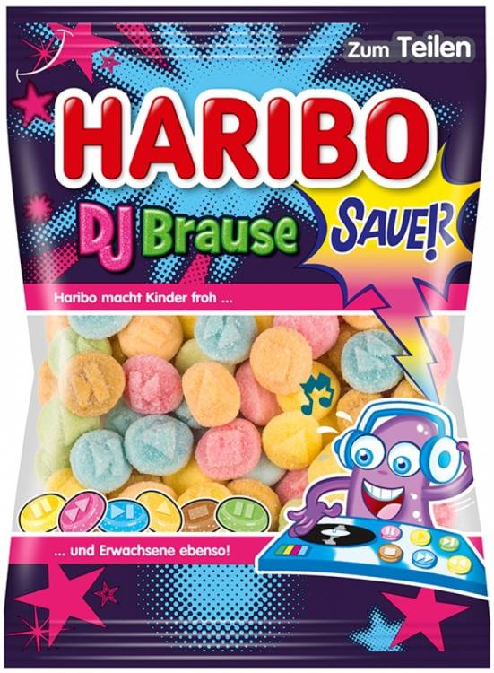 Haribo 175g DJ Brause Sauer