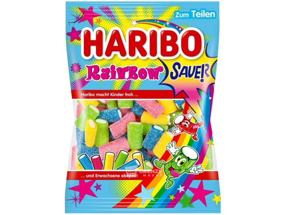 Haribo 175g Rainbow Fizz