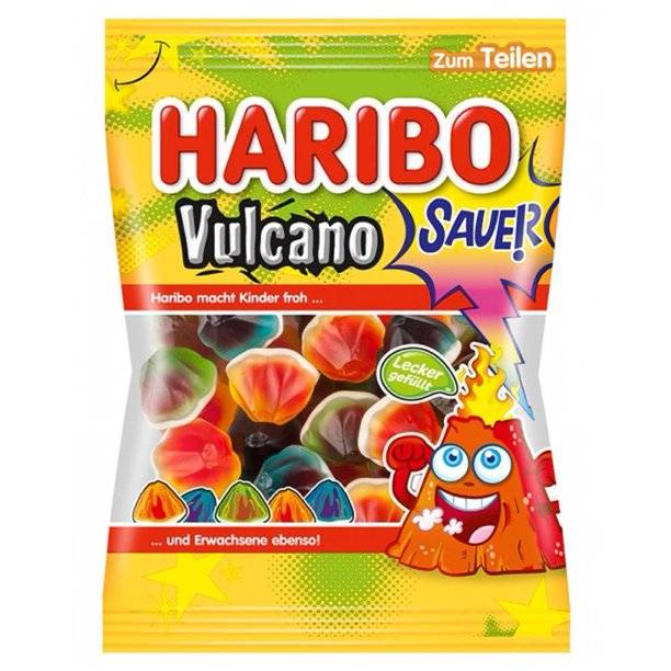 Haribo 175g Vulcano Sauer DE