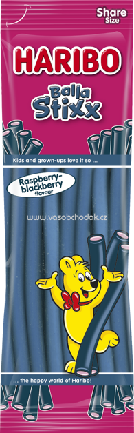 Haribo 200g Balla Stixx Rapsberry&Blackberry