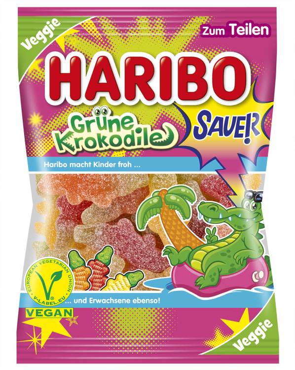 Haribo 200g Grune Krokodile