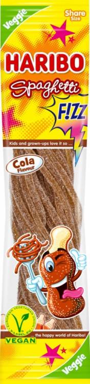 Haribo 200g Spaghetti Fizz Cola DE