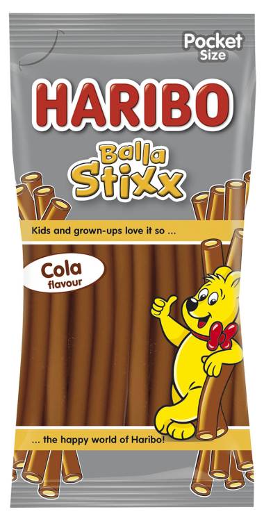 Haribo 80g Balla Stixx Cola