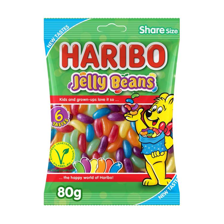 Haribo 80g Jelly Beans
