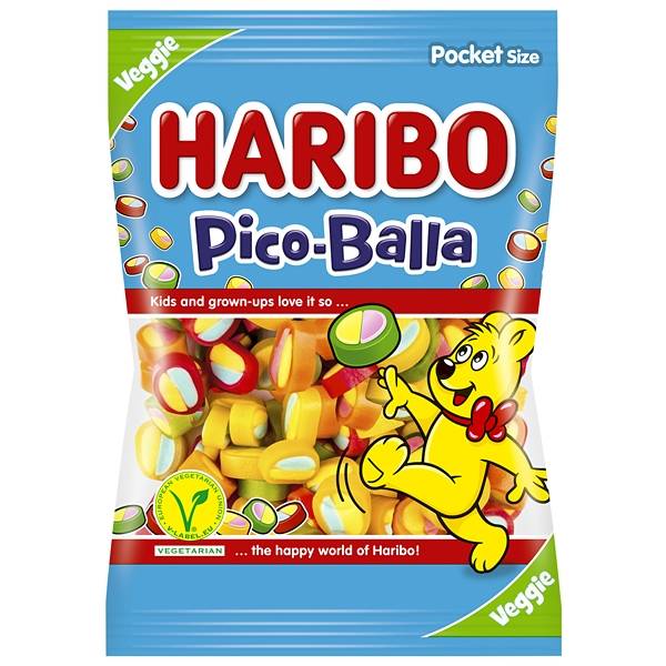 Haribo 80g Pico Balla Veggie