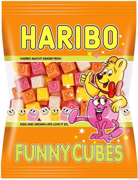 Haribo 90g Funny Cubes