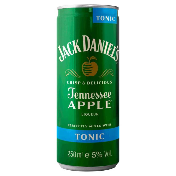 Jack Daniel’s Apple Tonic 5% PLECH 0,25l