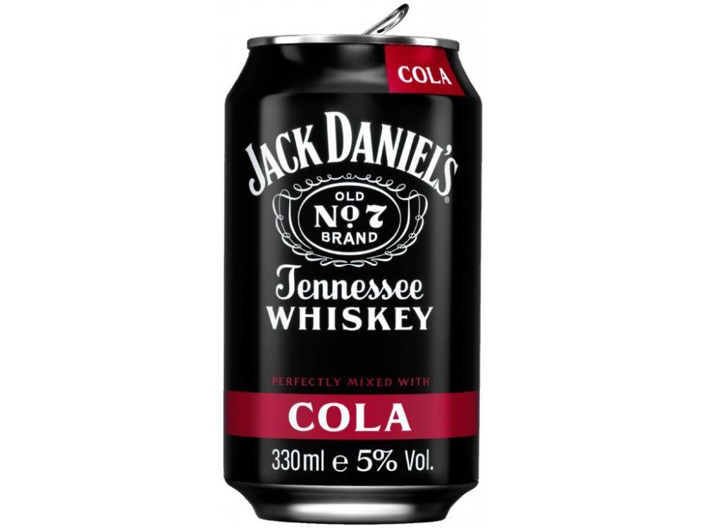 Jack Daniel’s Cola 5% PLECH 0,33l