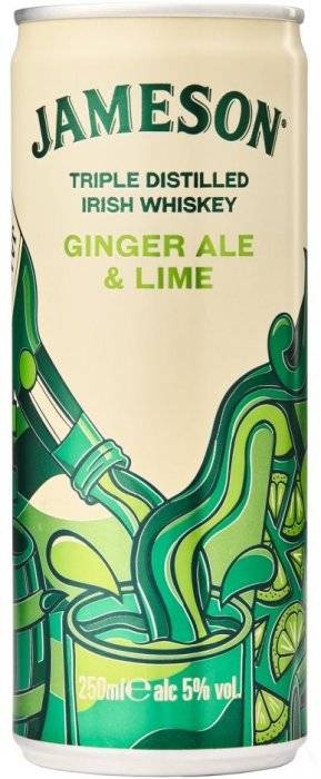 Jameson Ginger Ale & Lime 0,25l